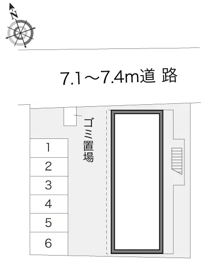 ★手数料０円★三郷市彦倉　月極駐車場（LP）